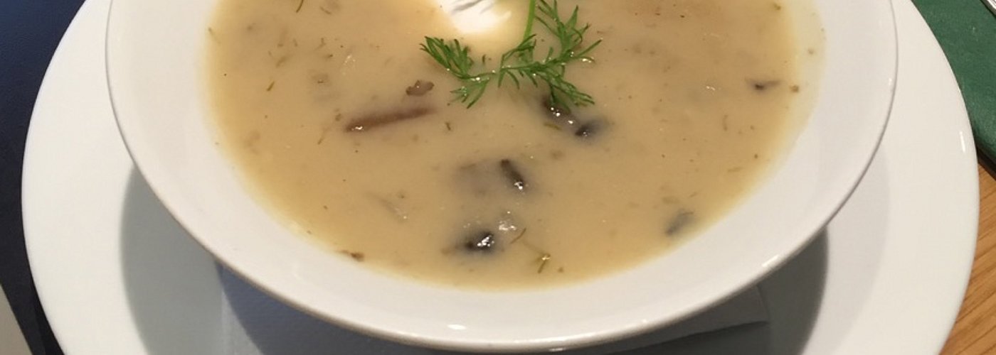 Tschechische Republik: Kulajda (Kartoffel-Pilz-Suppe)
